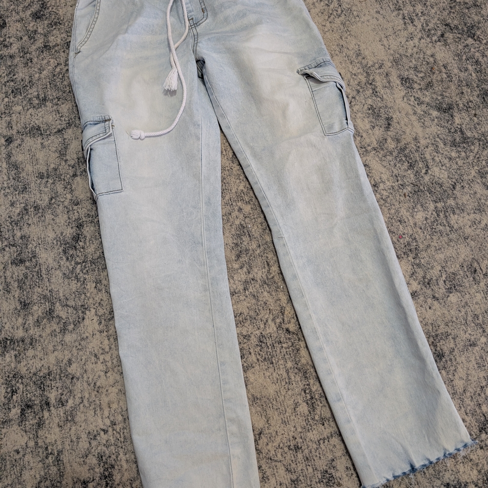 VIP Light Blue Ankle & Cropped Jeans